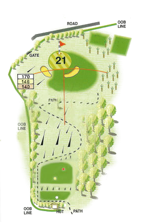 Hole 14 Map