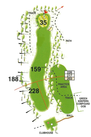 Hole 1 Map